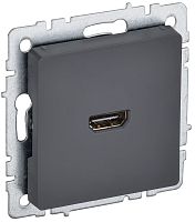 BRITE Розетка HDMI РHDMI-0-БрГ графит | код BR-H10-K53 | IEK